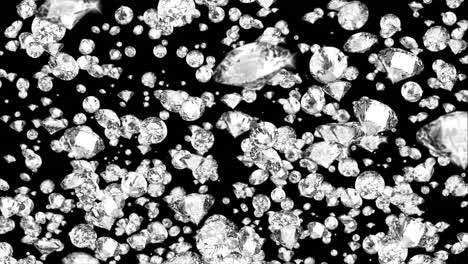 diamonds falling animation