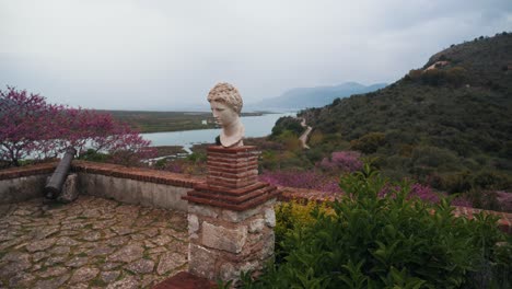 butrint en albania, lugares cinematográficos - centro del patrimonio mundial de la unesco en 4k