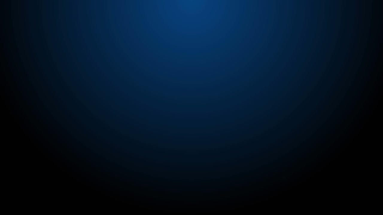 Animation of molecules over blue dots on navy background