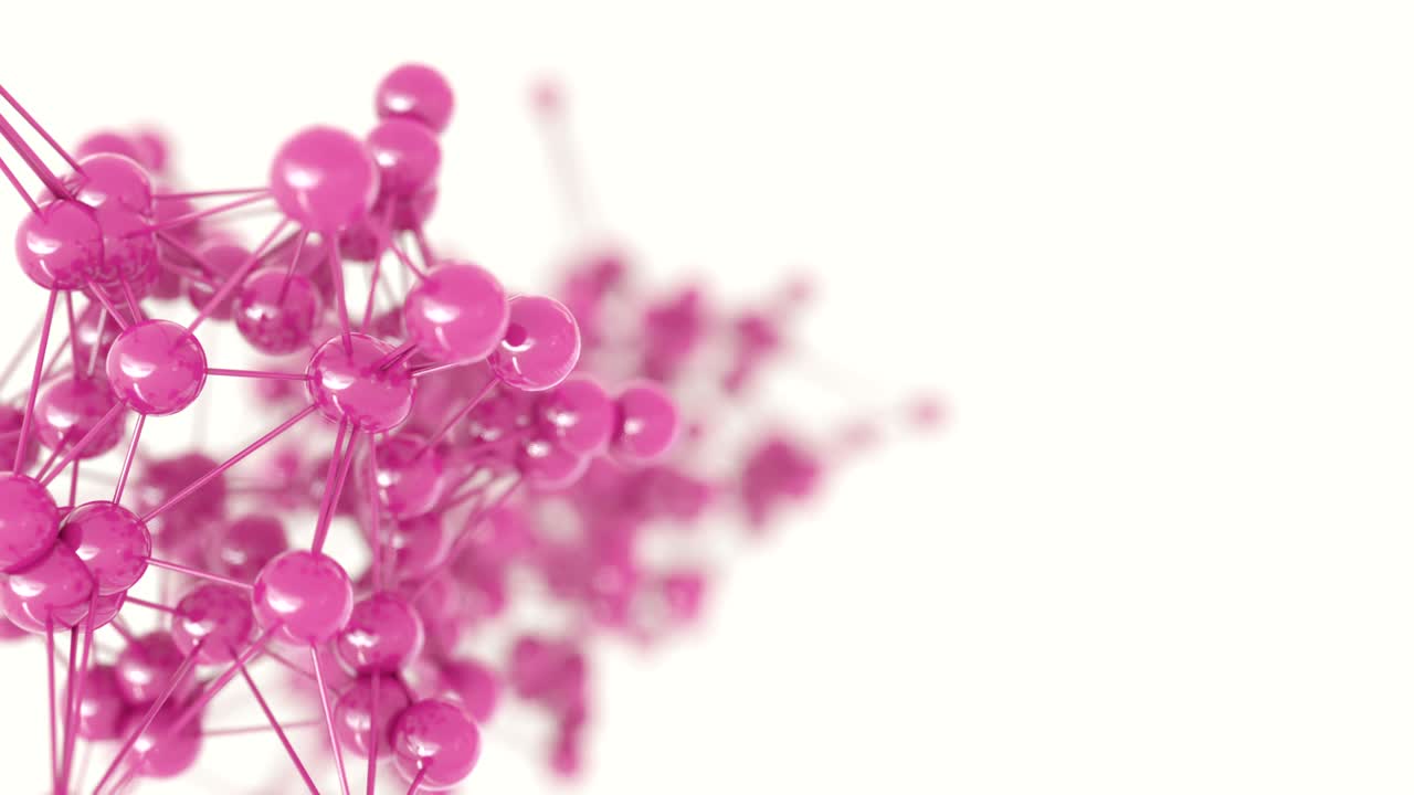 Abstract molecular structure.