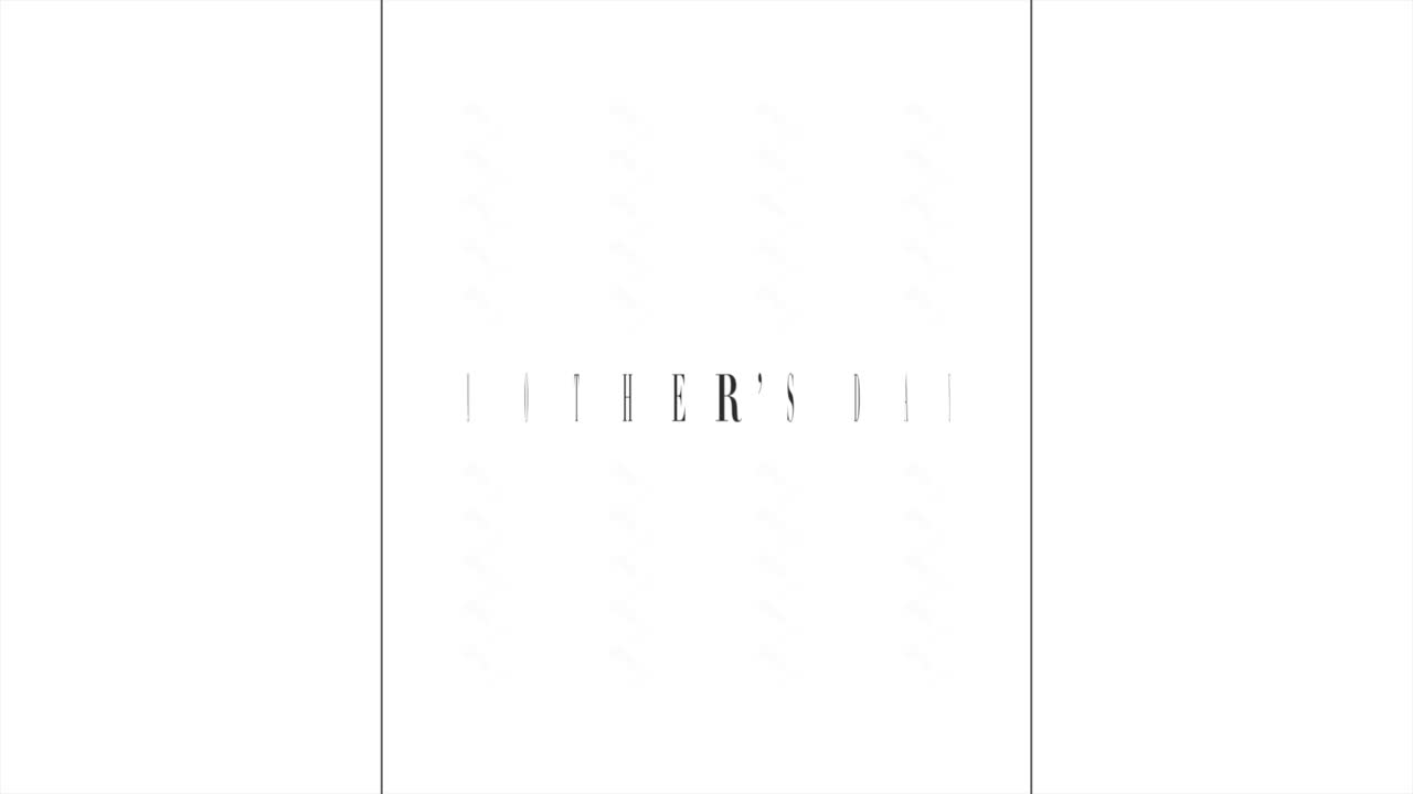 패션 파도 패턴에 대한 현대 어머니의 날 텍스트