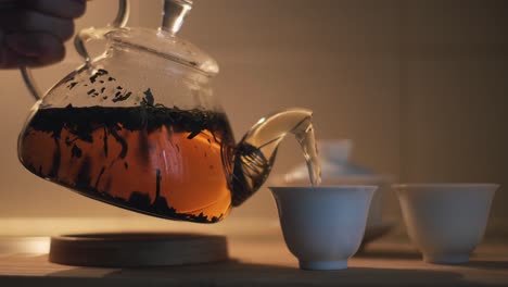 pouring tea