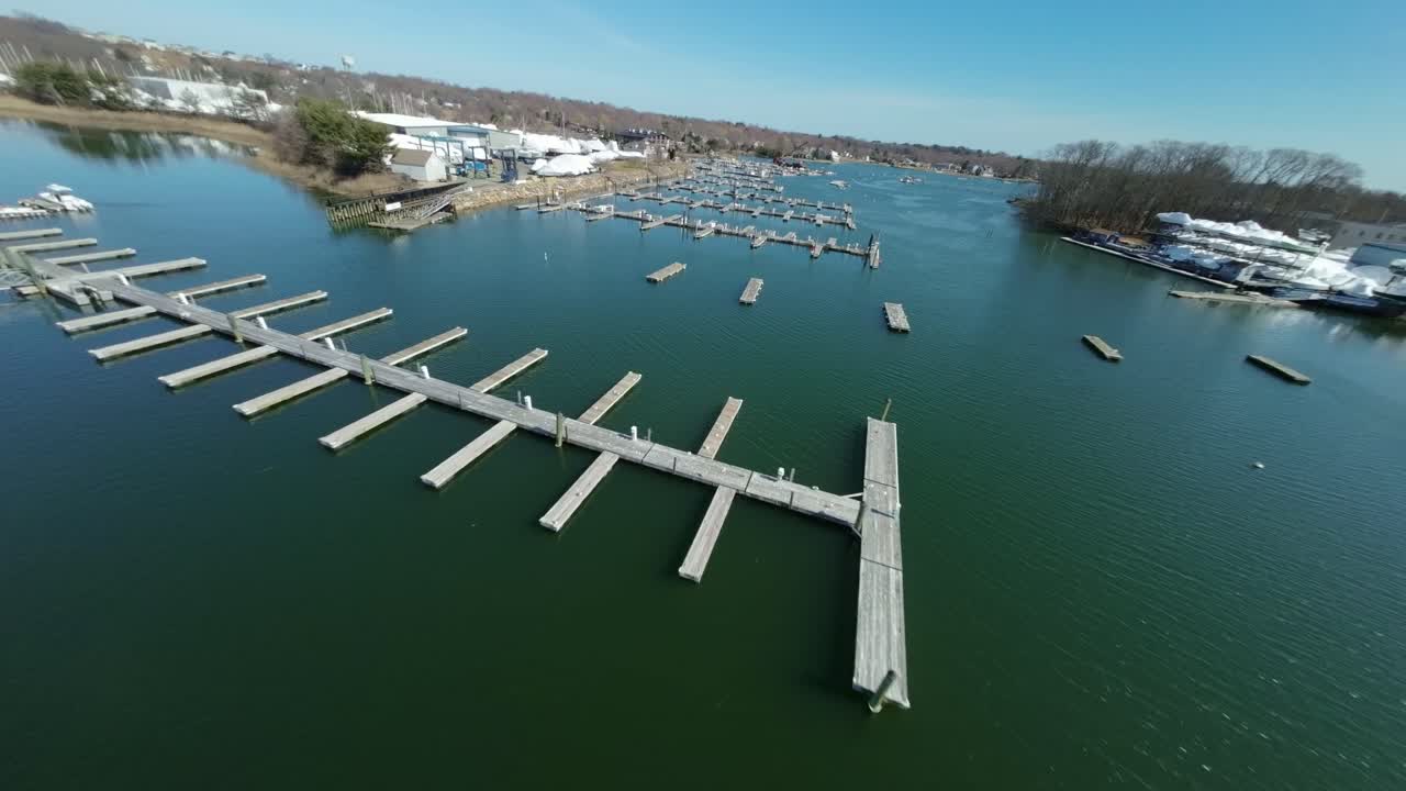 FPV Flight Over the Porter River, Danvers, Massachusetts