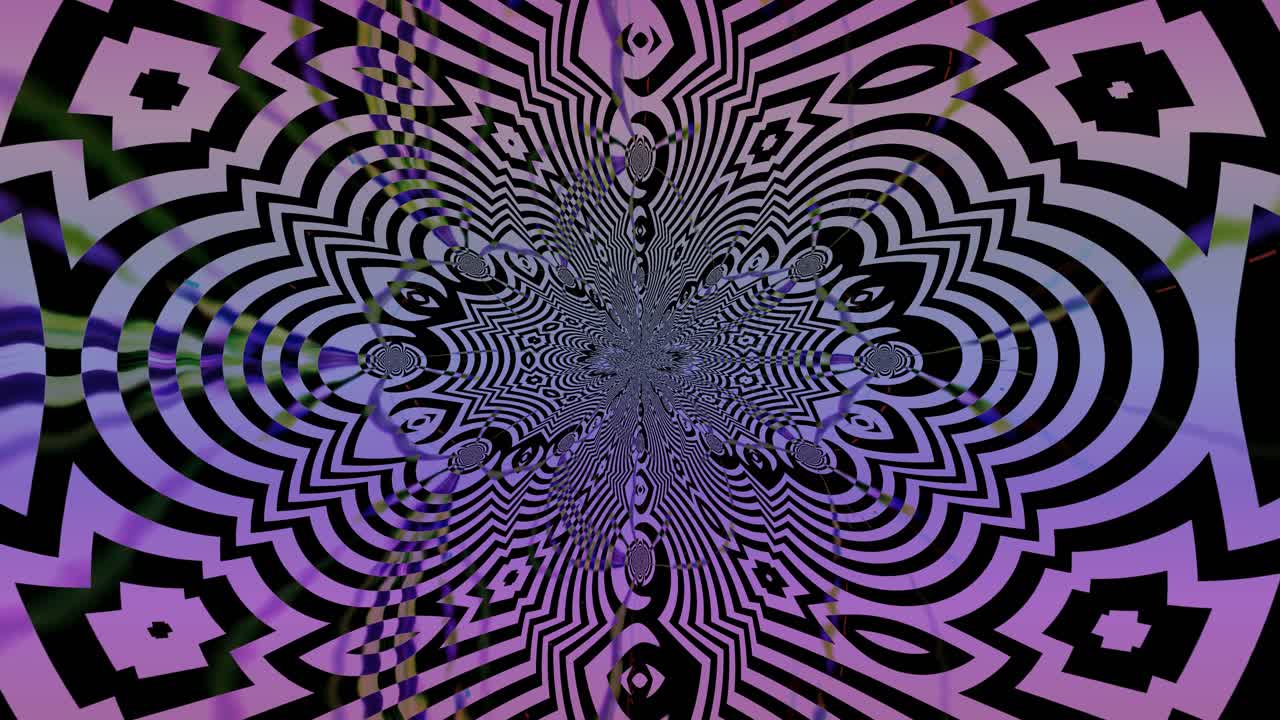 Questo loop visivo presenta un tunnel al neon che si torce e ruota, creando un movimento dinamico di colori e motivi. Le tonalità vibranti si fondono in un design accattivante che attira l'attenzione