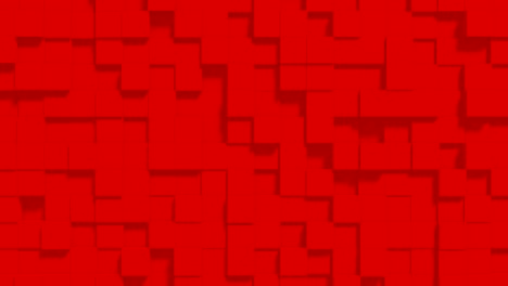 fondo digital geométrico abstracto con cubos de movimiento aleatorio. concepto minimalista moderno para transmisión o sceersaver. animación en bucle 3d.