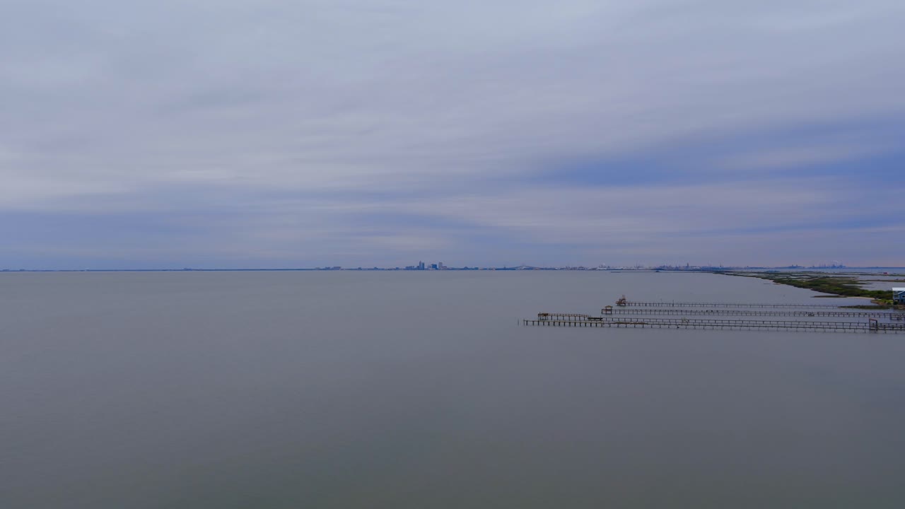 코퍼스 크리스티를 향한 드론 비행