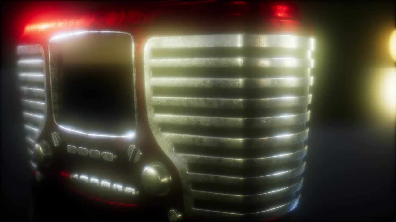 구식 빈티지 레트로 라디오