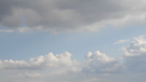 beautiful time lapse with blue sky and clouds