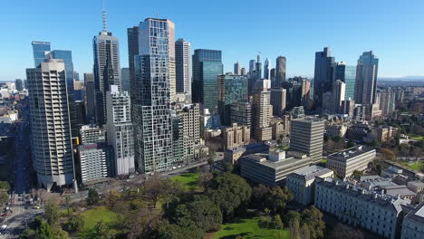 horizonte de la ciudad de melbourne