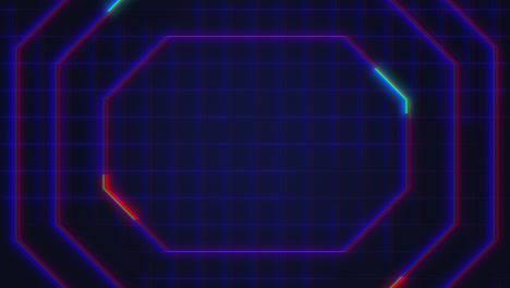 pantalla de computadora digital con líneas y cuadrícula 1