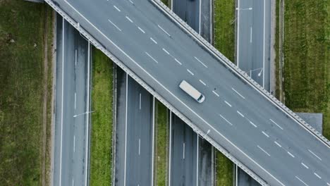 highway overpass aerial view