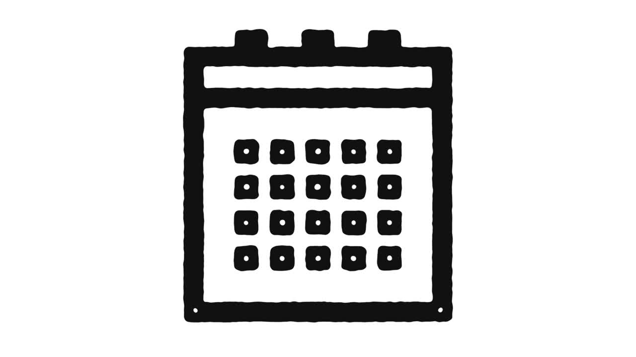 imágenes de animación de iconos de días especiales y canal alfa