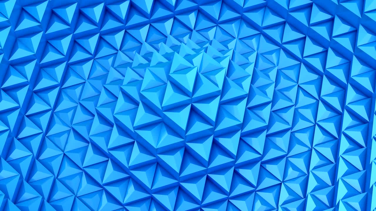 los triángulos formaron una onda