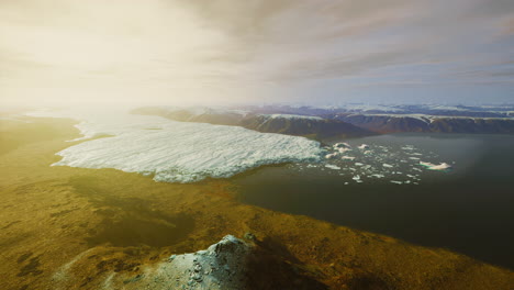 arctic glacier landscape