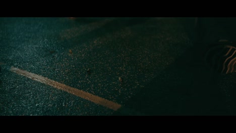 crime scene at night