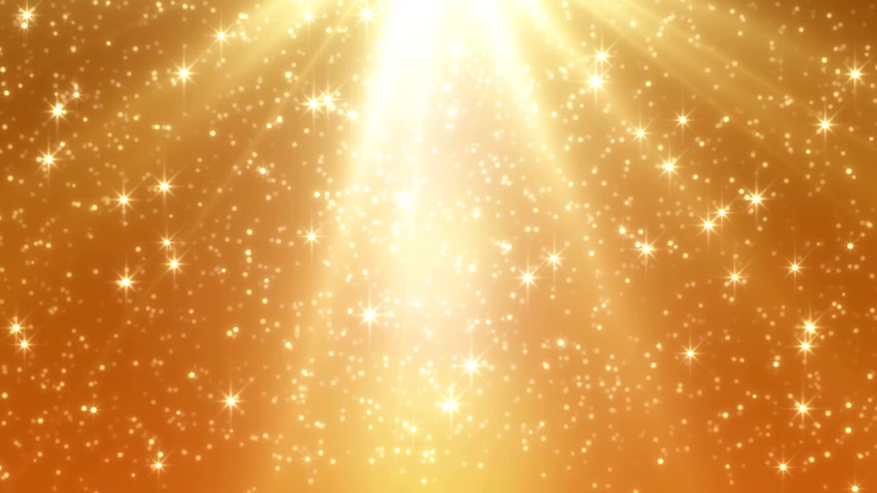 우아한 금색 떨어지는 별과 반이는