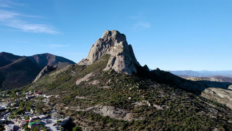 view of peña de bernal near queretaro