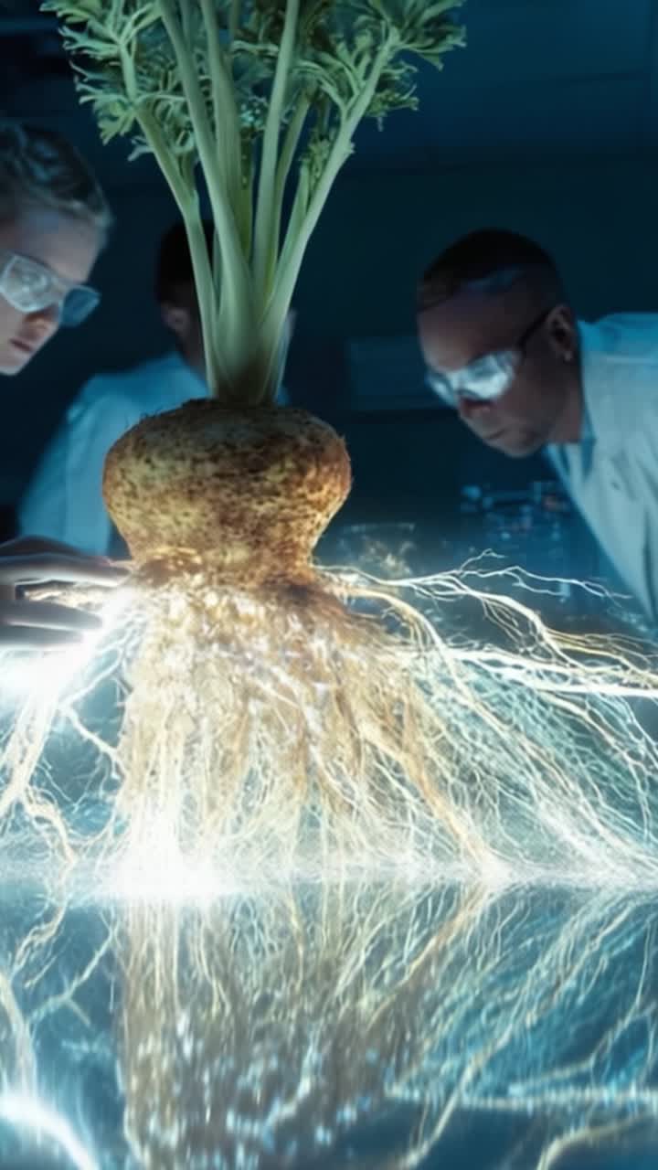 Het snijvlak van botanie en technologie verkennen: fascinerende inzichten in de elektromagnetische activiteit van plantenwortels onder wetenschappelijke waarneming