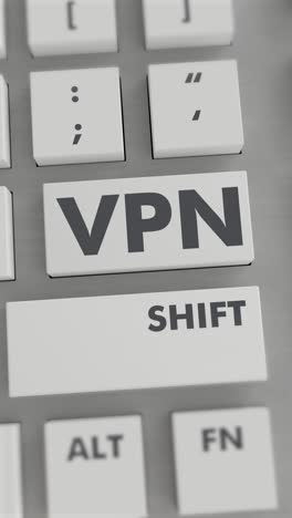 vpn button pressing on keyboard vertical video