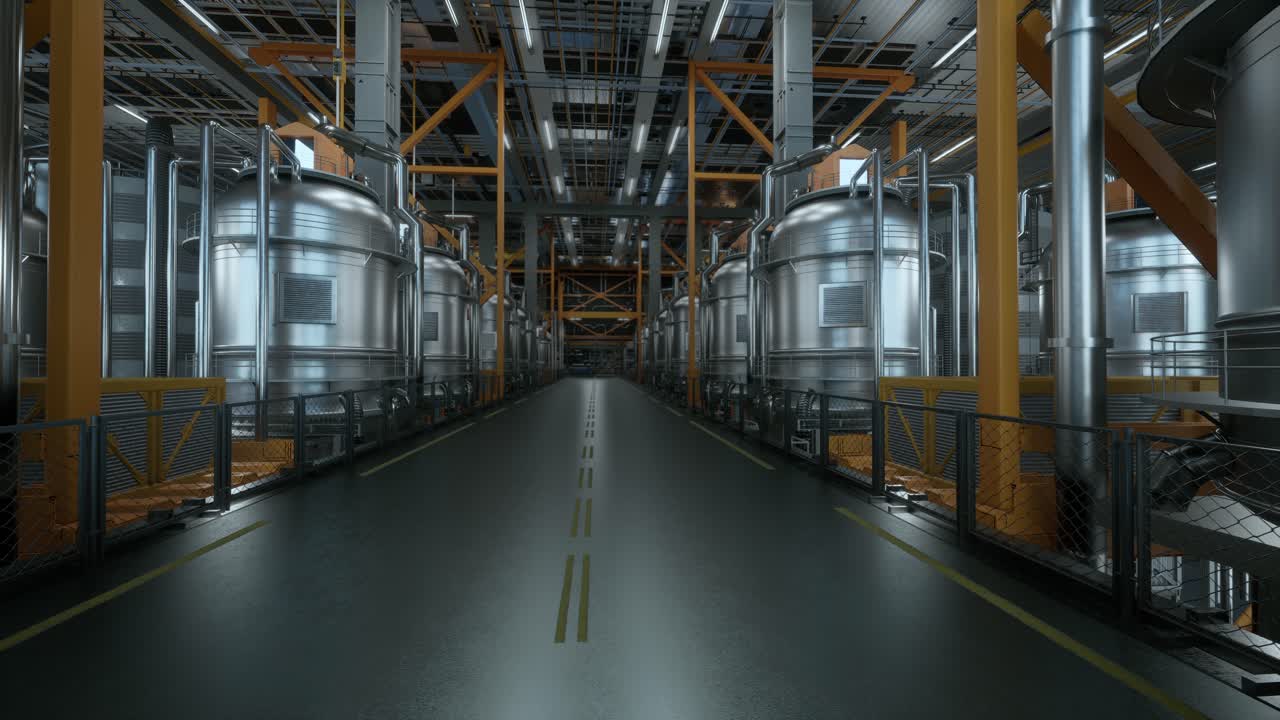 Modern Industrial Facility Interior