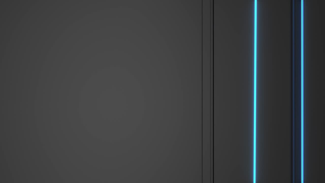 bucle de fondo tecnológico o industrial futurista animado