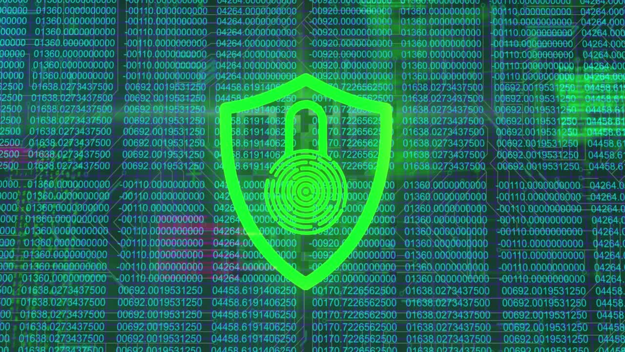 animación de candados, procesamiento de datos a través de servidores informáticos.