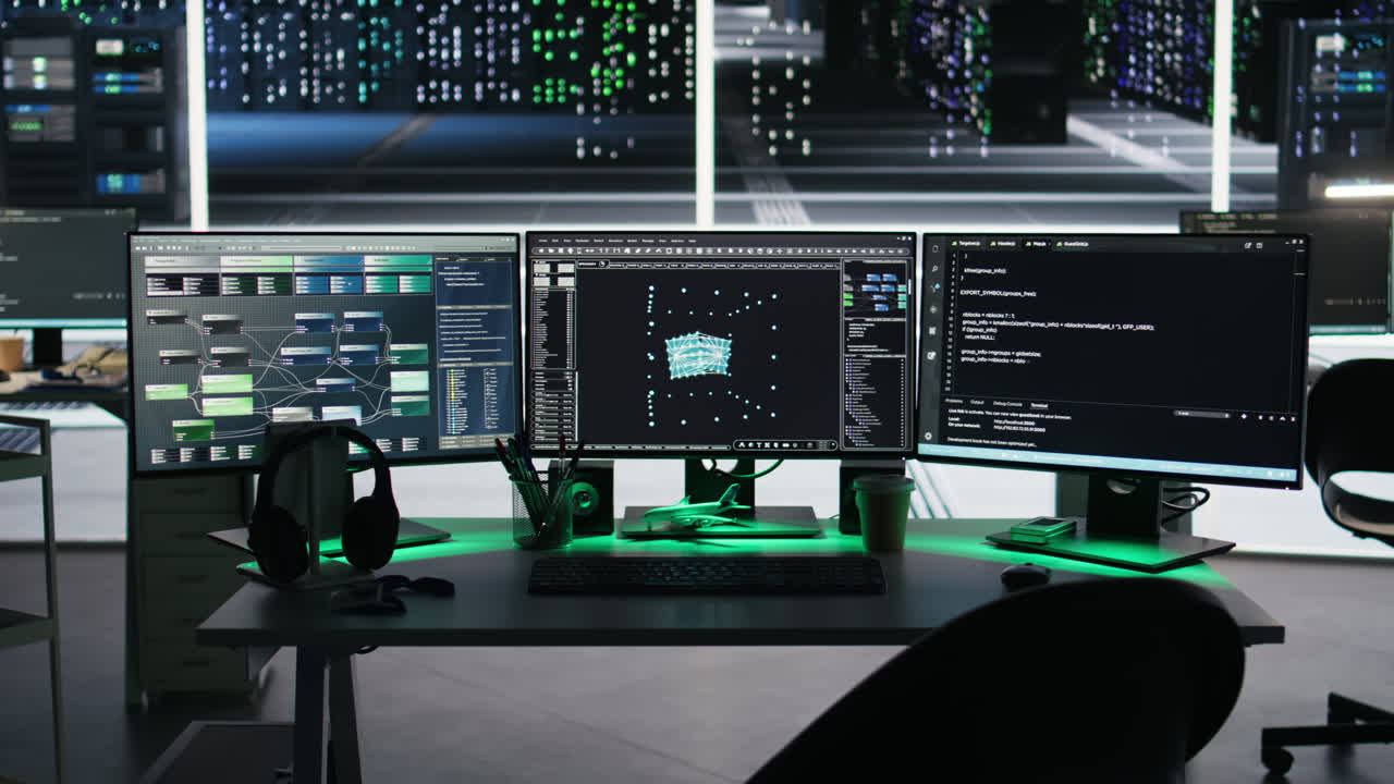 Server farm computer systems controlling network resources