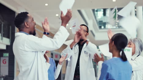 Doctors,-nurses-and-throw-documents