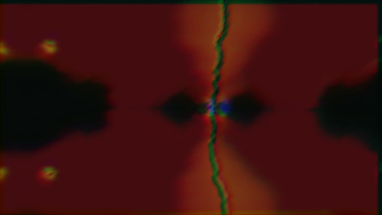 Charming bad trip effect flare glittering background. Loop footage