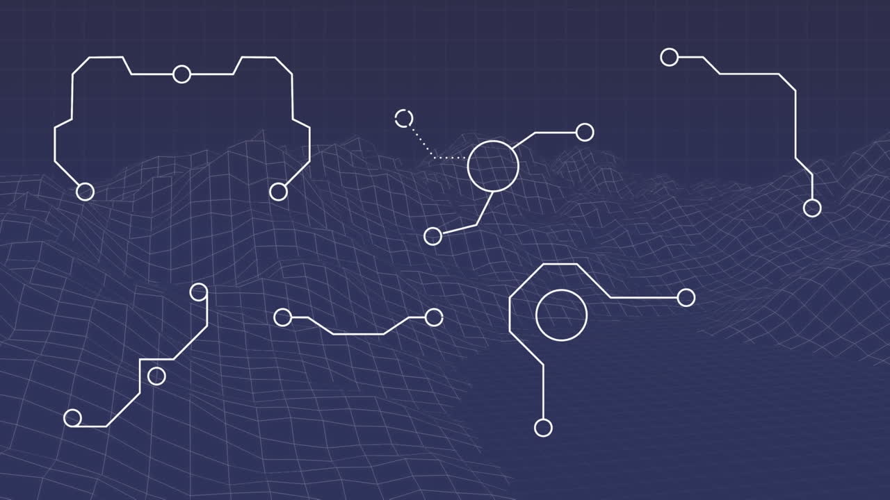 diseño futurista de la planificación del suelo