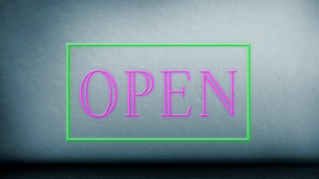 프레임 4k에서 반 ⁇ 이는 오픈 텍스트의 애니메이션