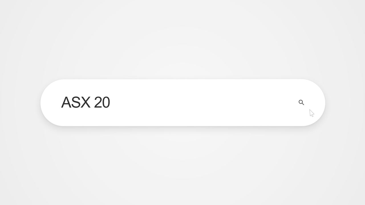 Typing ASX 200 In Search Bar, Searching For Australian Stock Market Index Information Online