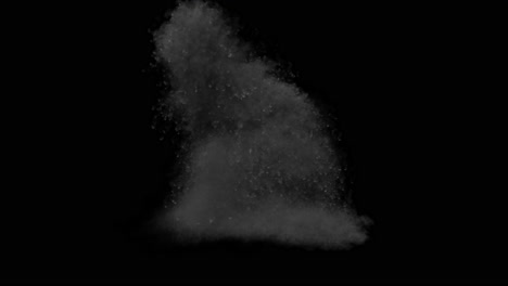 explosion or dust effect