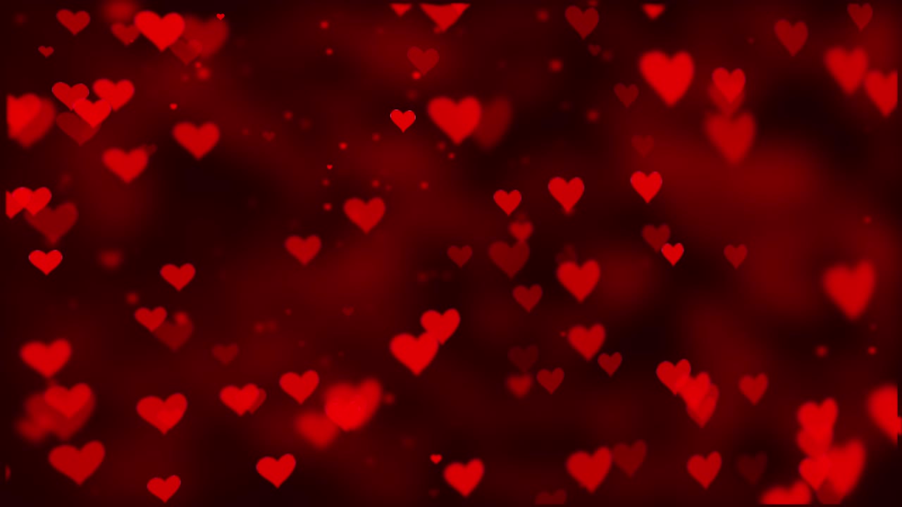 fondo de corazones rojos