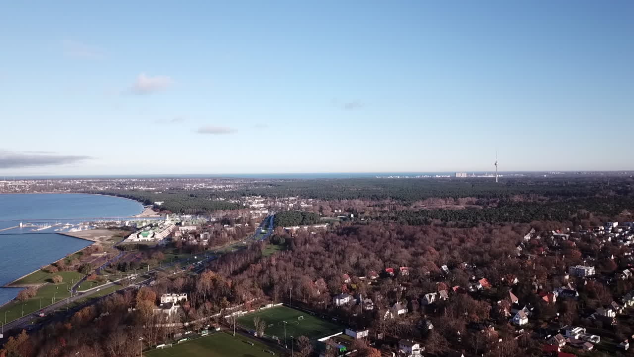 imágenes de drones de pirita-kose desde sky estonia
