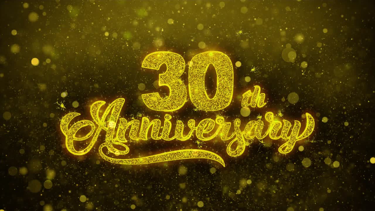 30th Anniversary Celebration Graphic Design
