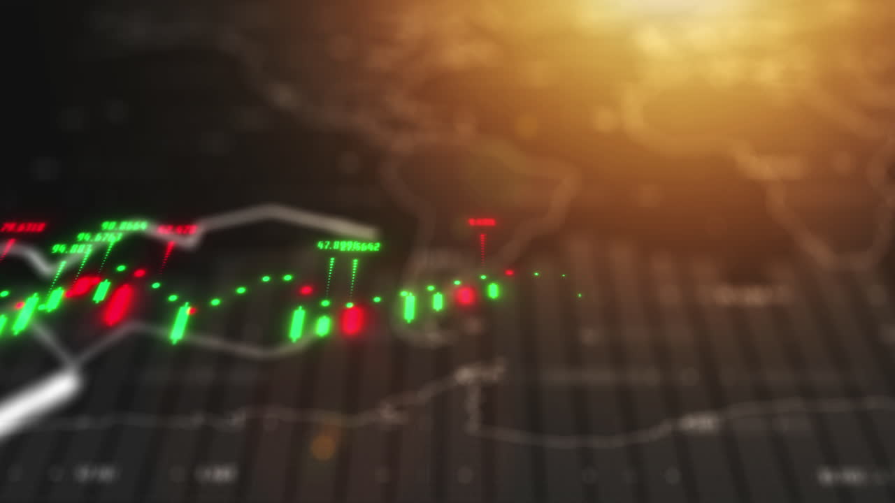 gráfico de finanzas, mercado de valores e inversiones