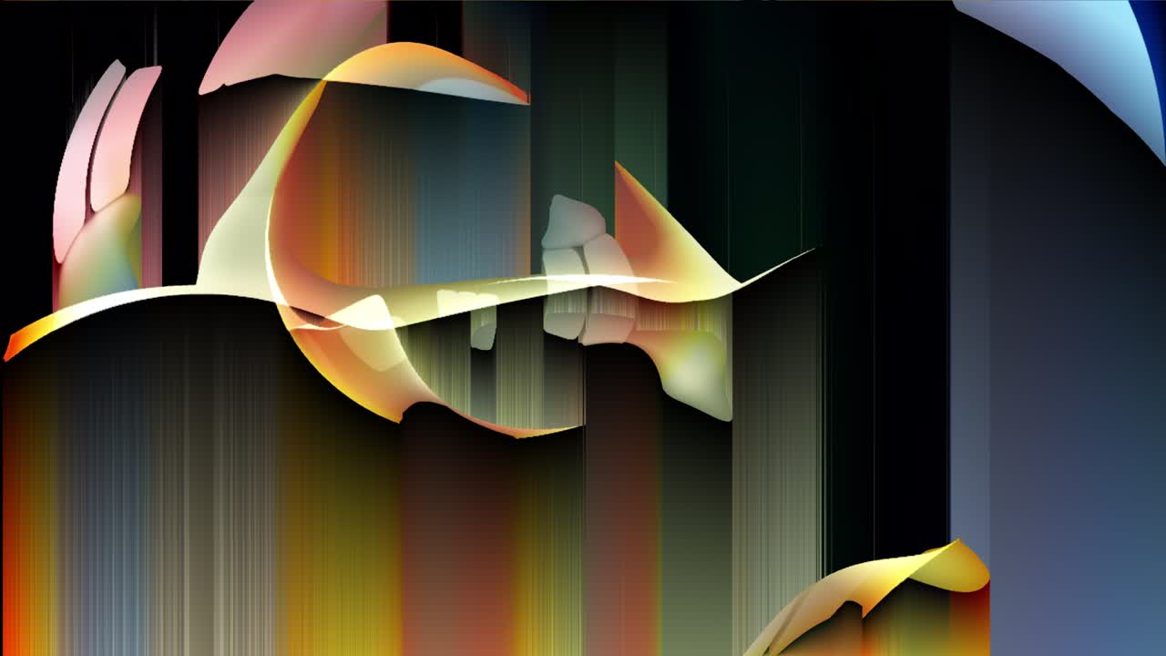 animación dinámica en color holográfico con efecto de clasificación de píxeles