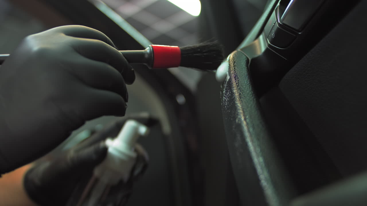 detalles del interior del auto