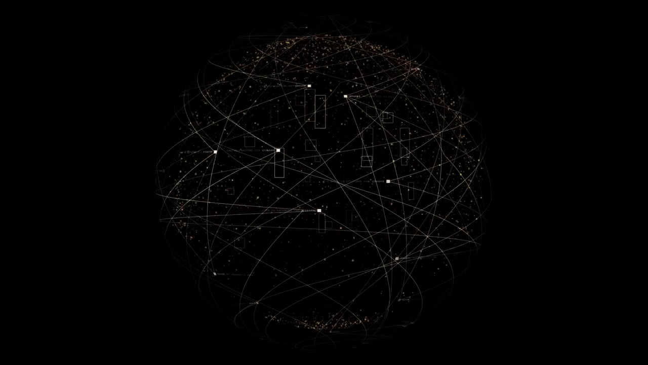 Fremtidsrettet digitalt generert holografisk planet Jorden i en kontinuerlig 360-graders rotasjon for head-up-display og brukergrensesnittdesign