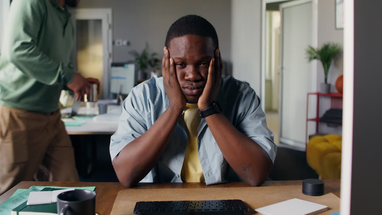 Stressed Employee at the Office