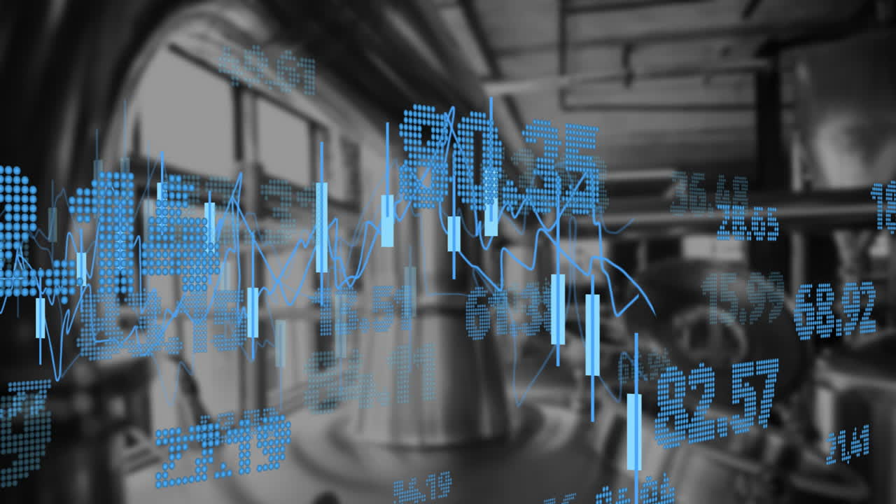 창고에서 데이터 처리의 애니메이션