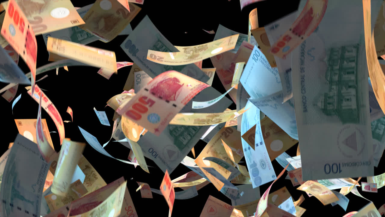 콜롬비아 페소가 떨어집니다.