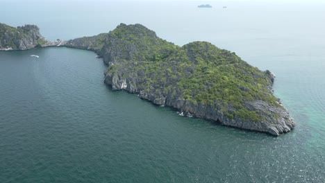 泰國安東海公園 (ang thong marine park) 的全景景觀