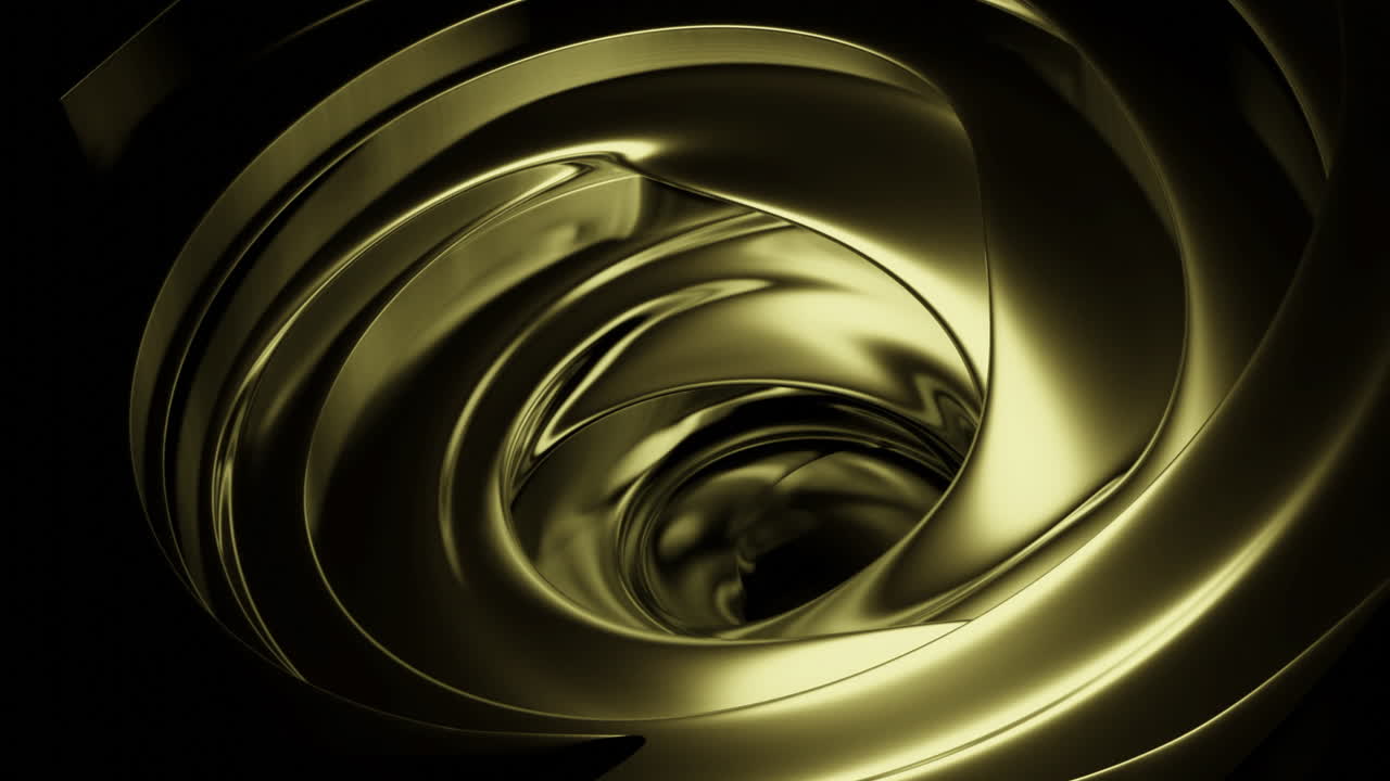 Vortice a Spirale Dorato Astratto