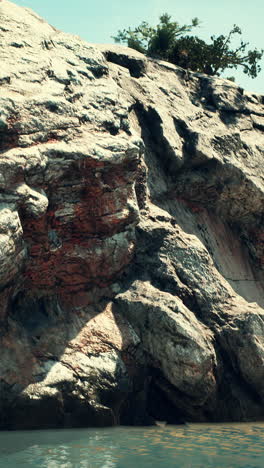 rocky coastline with water