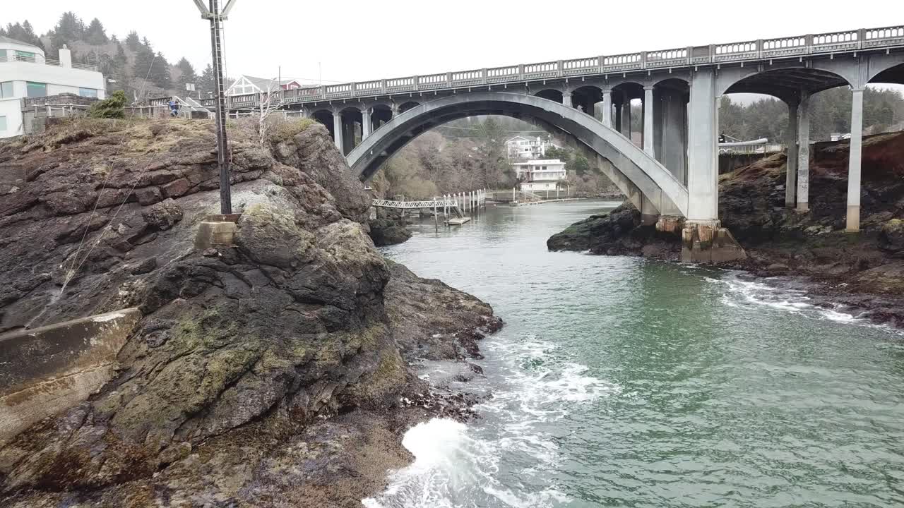 뉴포트 오레곤 아름다운 해안 마을