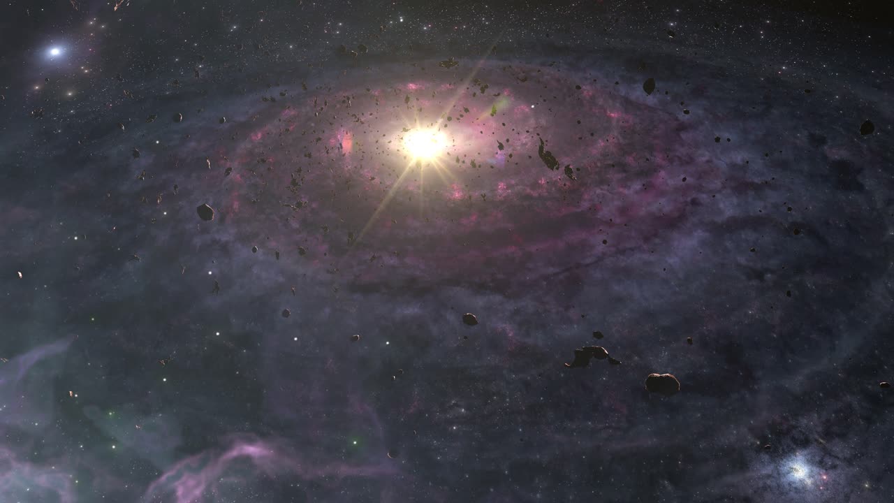 поле космического мусора