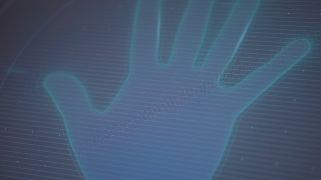 escaneo digital de la mano