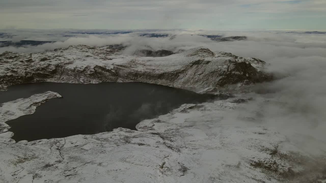 겨울 텔레마크의 아름다운 풍경